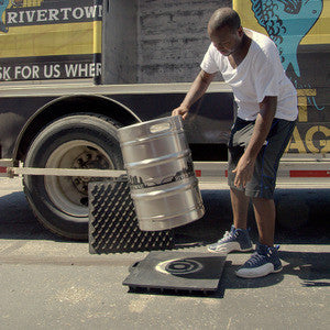 Cask and Keg Drop Mats with Bulls-Eye #101315WITH